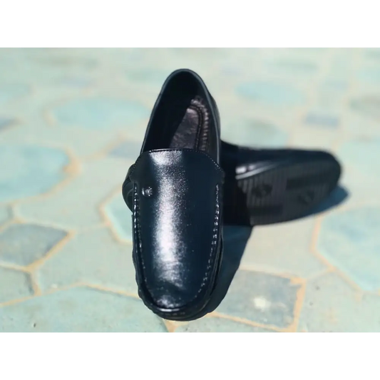 Loafer Shoes Genuine Leather Black - Rambler Shoes FZE