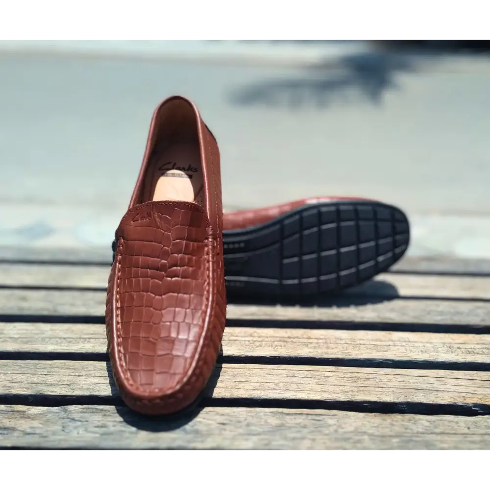 Loafer Shoes Genuine Leather Brown - 41 - Leather Shoes for men