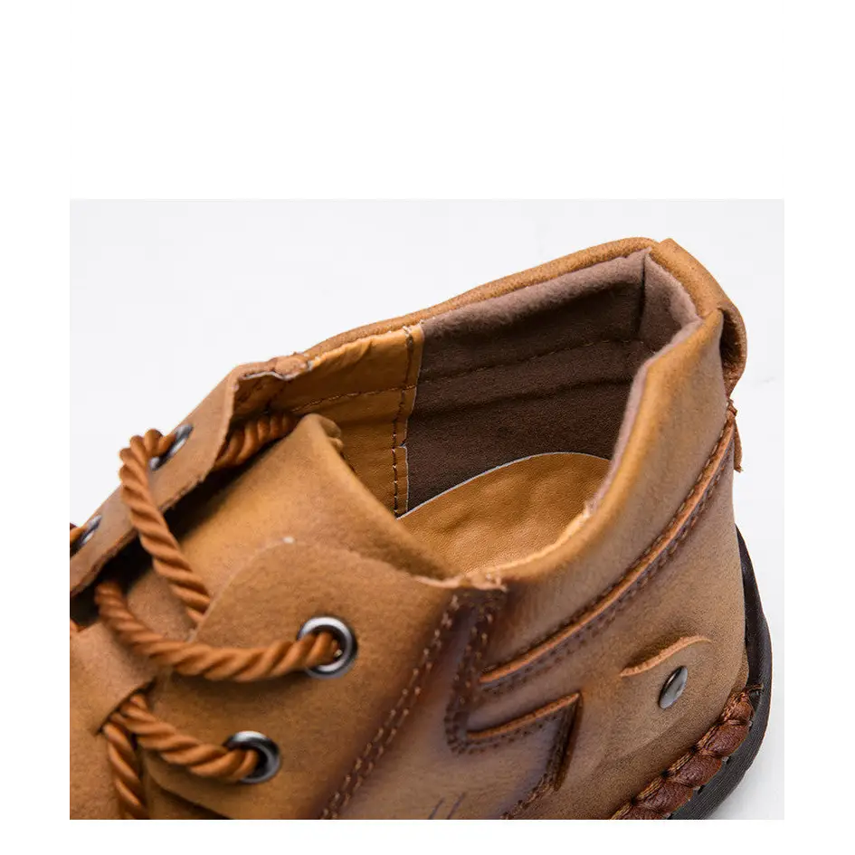 Men’s Foreign Trade Business Men’s Shoes Hand-Sewn - Leather Shoes for men