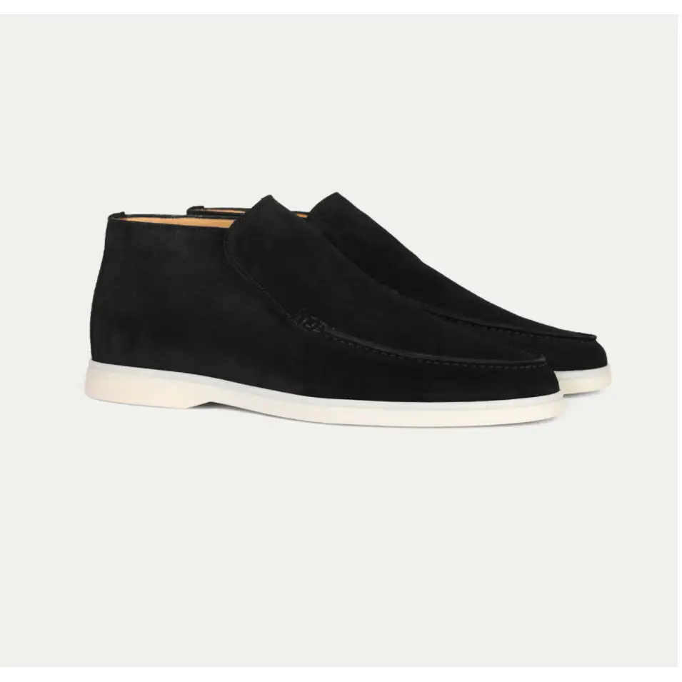 Men’s Loafer Plus Size Leisure_Sneaker - Black / 36 - Leather Shoes for men