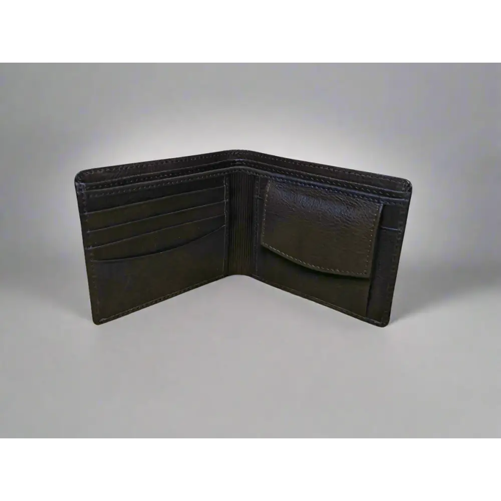 Wallet: Black Leather Wallet