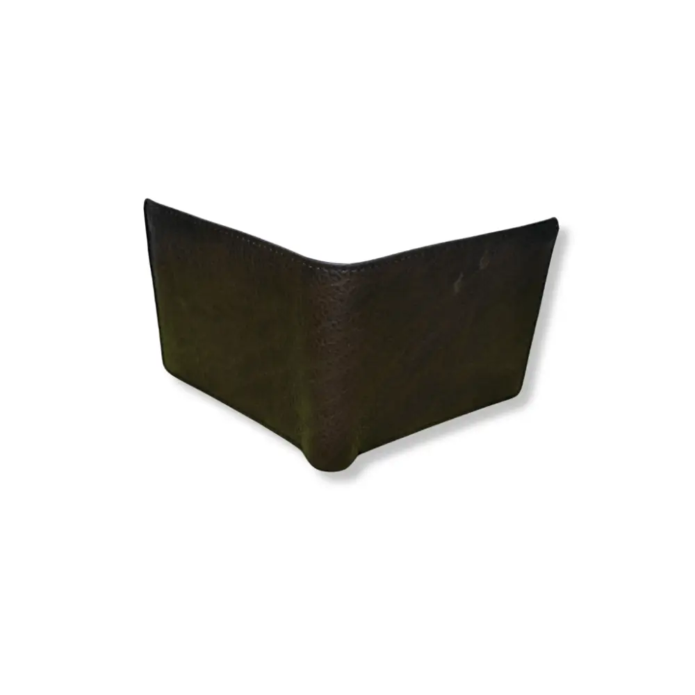 Wallet : Black Leather Wallet - Rambler Shoes FZE