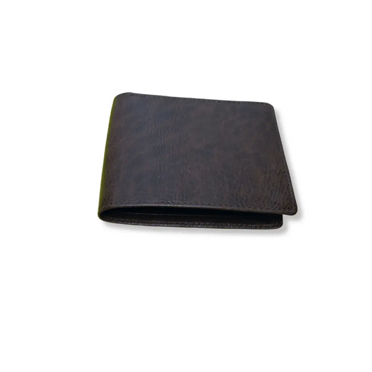 Wallet : Black Leather Wallet - Rambler Shoes FZE