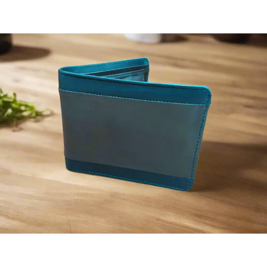 Wallet: Brown-Black Leather Wallet