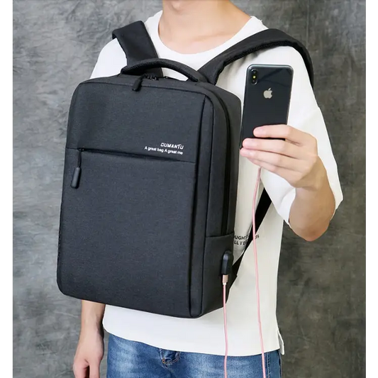 Waterproof and shockproof rechargeable backpack laptop bag - Bags