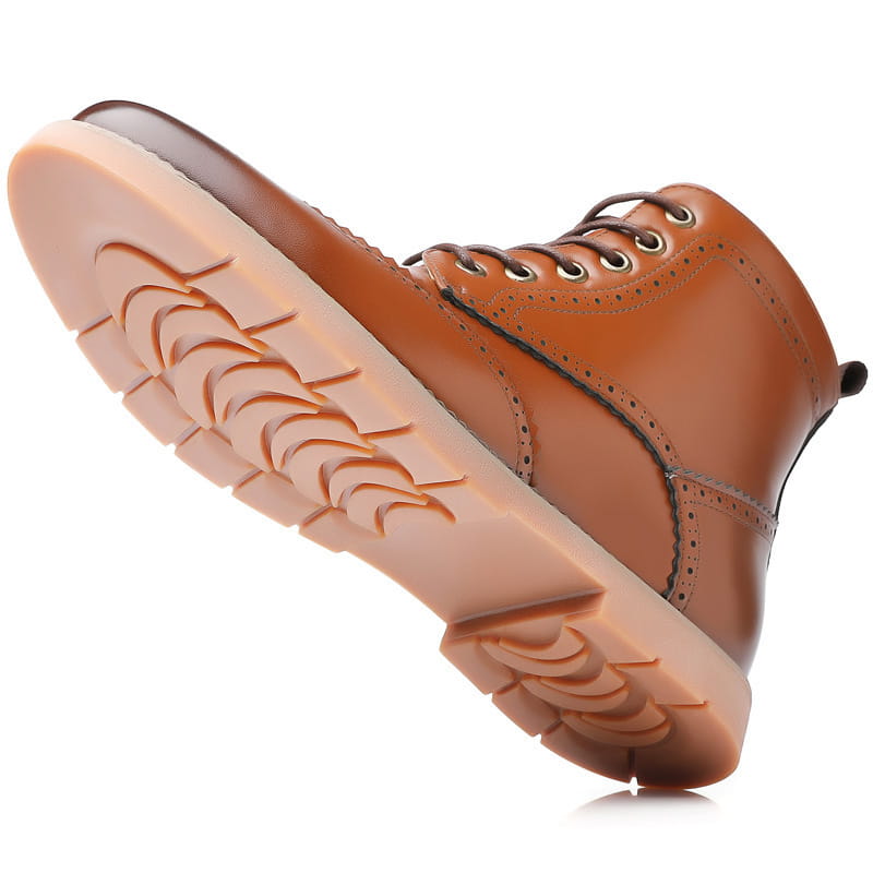 Men’s High-top Business Casual Leather Shoes British Martin Boots