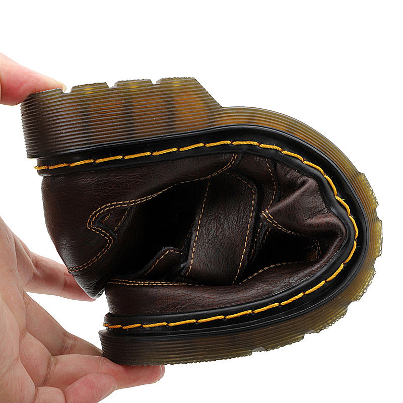 Leather Breathable Sandals Outdoor Leisure Mountaineering Shoes-Dubai