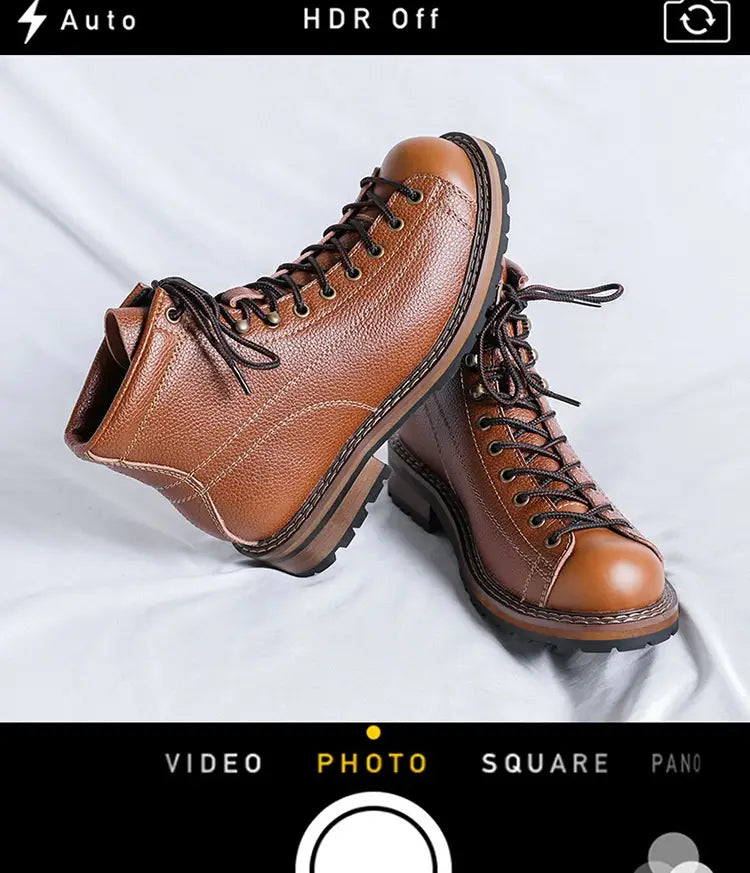 Men’s High Top British Style Martin Boots