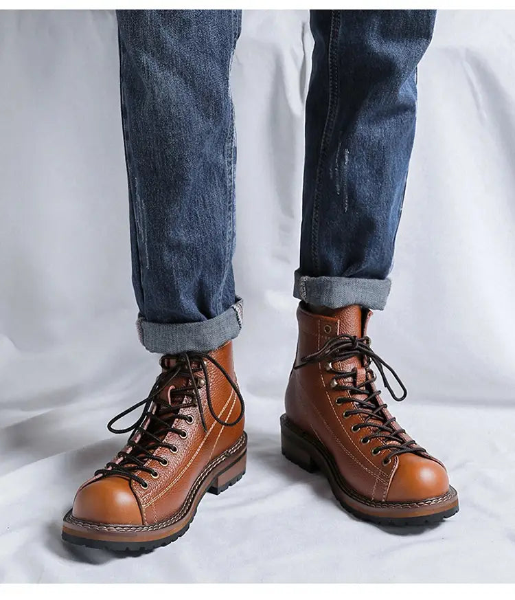 Men’s High Top British Style Martin Boots