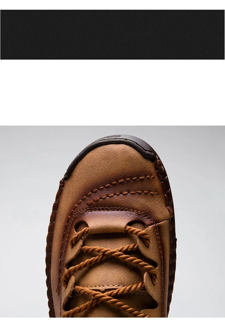 Men’s Foreign Trade Business Men’s Shoes Hand-Sewn