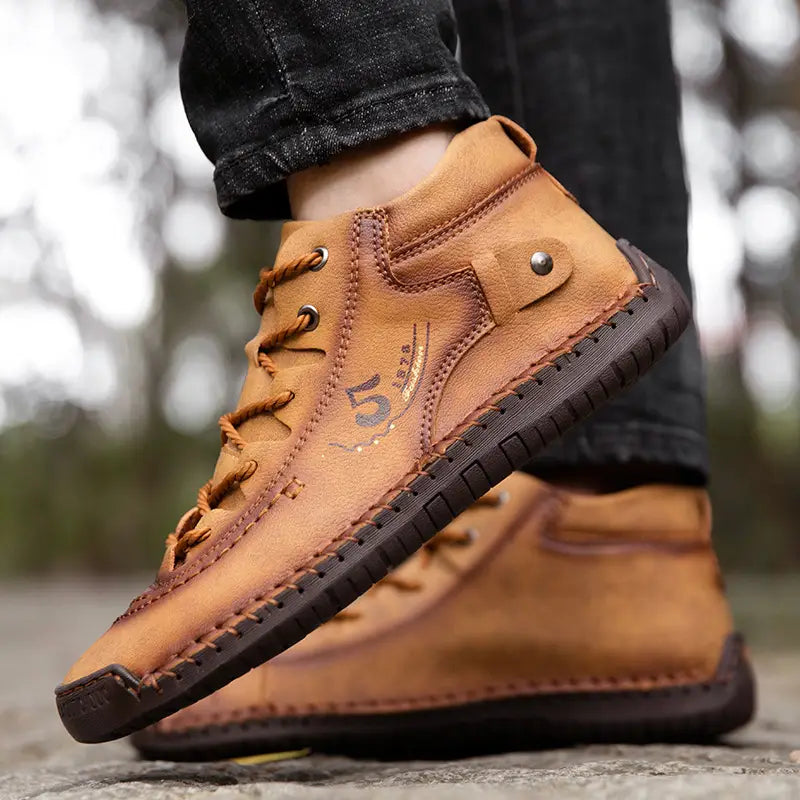 Men’s Foreign Trade Business Men’s Shoes Hand-Sewn