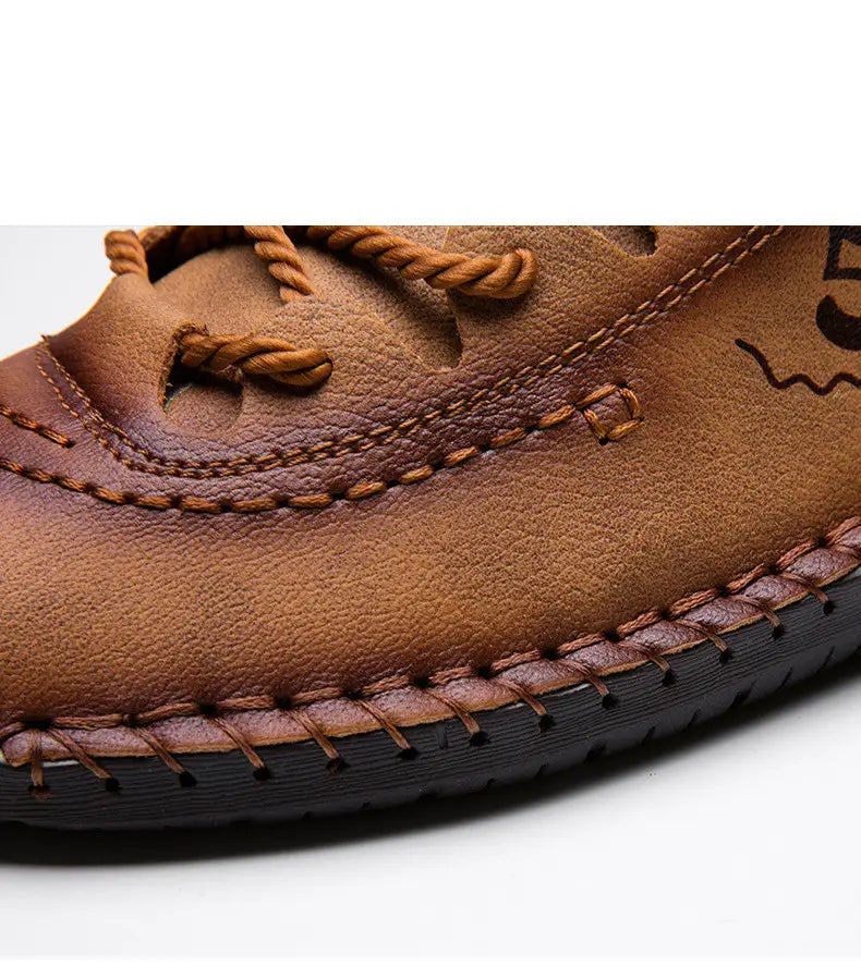 Men’s Foreign Trade Business Men’s Shoes Hand-Sewn
