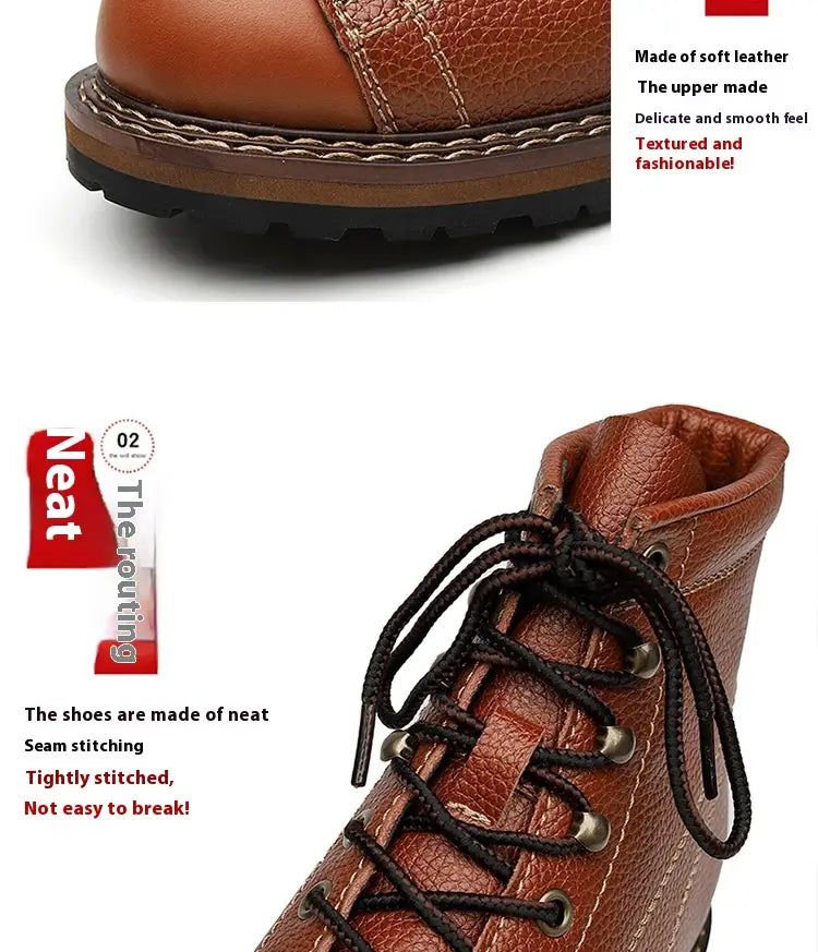 Men’s High Top British Style Martin Boots