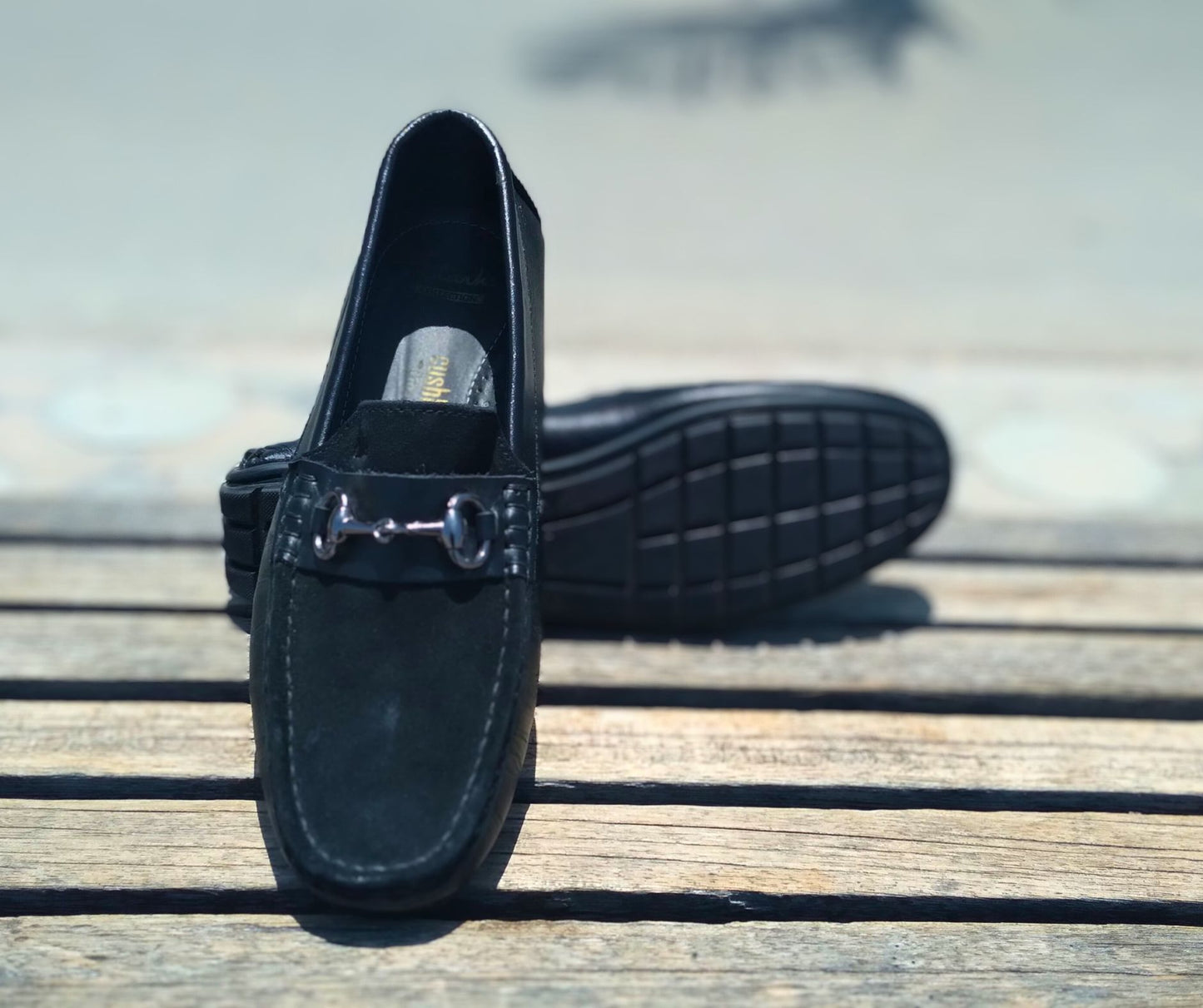 Loafer Shoes Genuine Leather Black