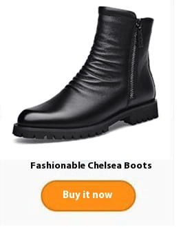 Men’s Suede Leather Autumn And Winter New Fleece-lined Pointed Ankle Boots