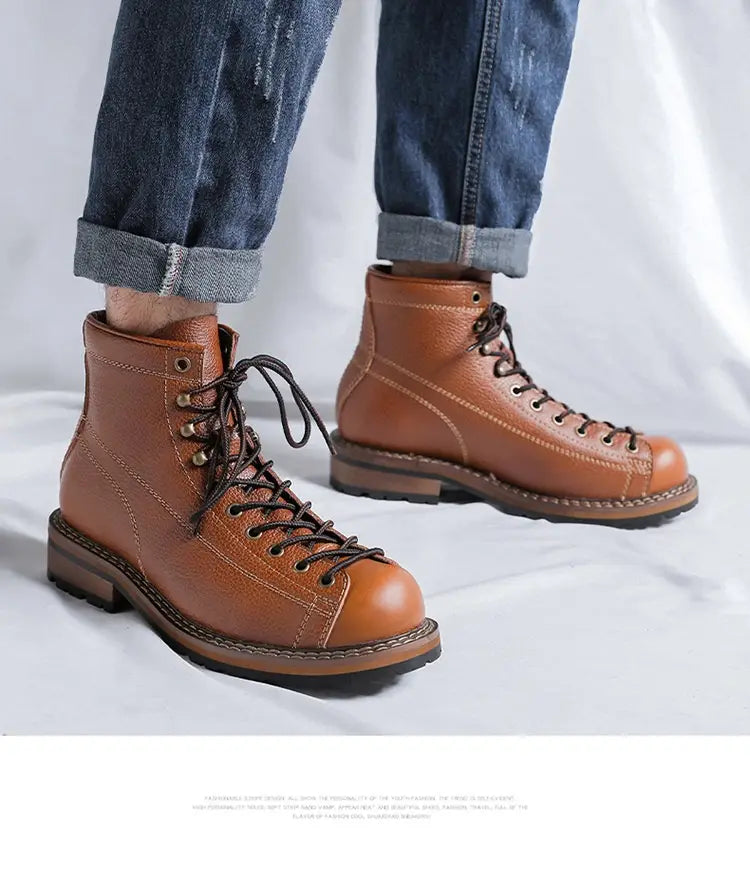 Men’s High Top British Style Martin Boots