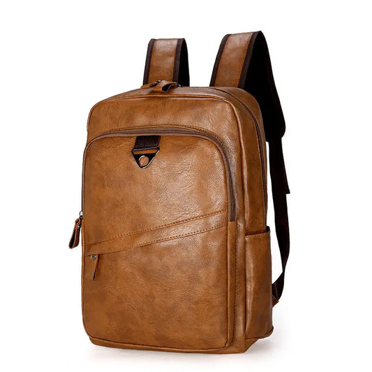 Korean Style Backpack Men’s PU Leisure Travel - Bags & Luggage - Men’s Bags - Wallets