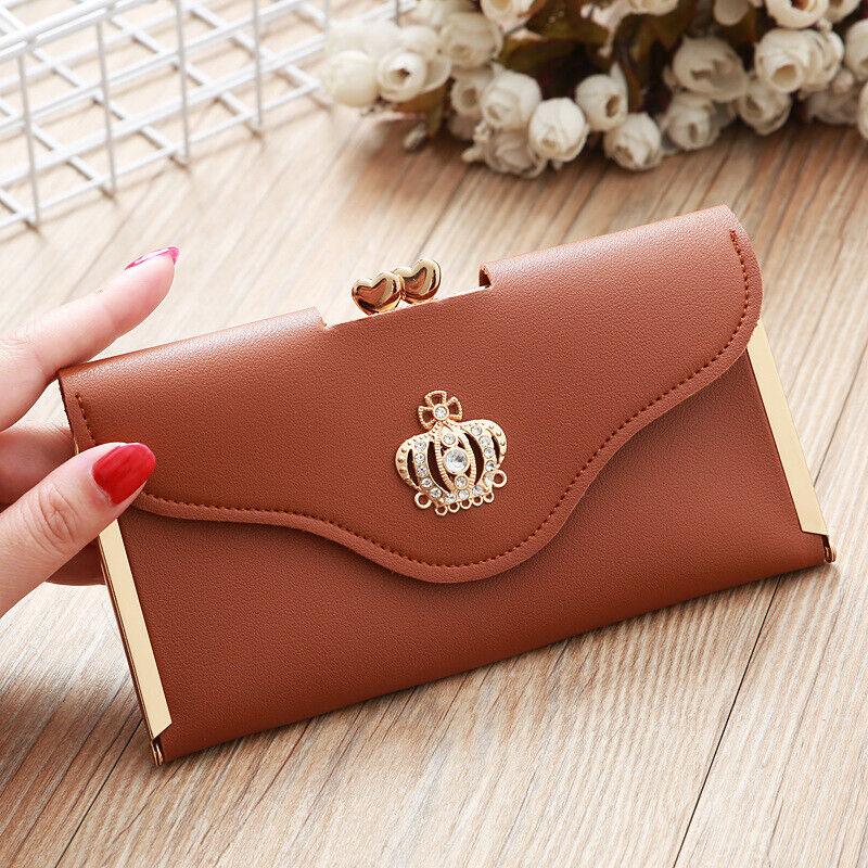 Ladies Leather Wallet Long Purse Phone Card Holder Case Clutch Large Capacity UK - Rambler Shoes FZE