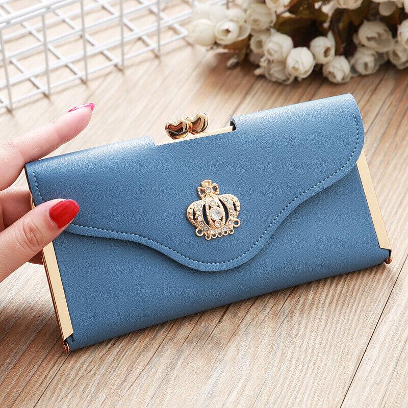 Ladies Leather Wallet Long Purse Phone Card Holder Case Clutch Large Capacity UK - Rambler Shoes FZE