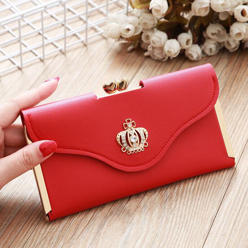 Ladies Leather Wallet Long Purse Phone Card Holder Case Clutch Large Capacity UK - Rambler Shoes FZE