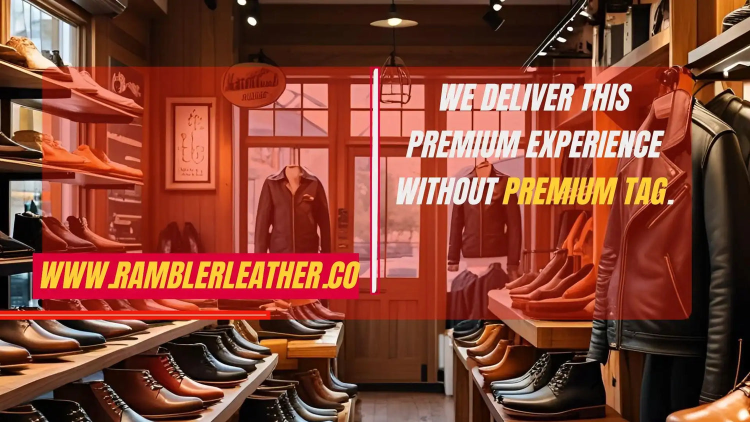 Leather boots with a rugged design and brown color.