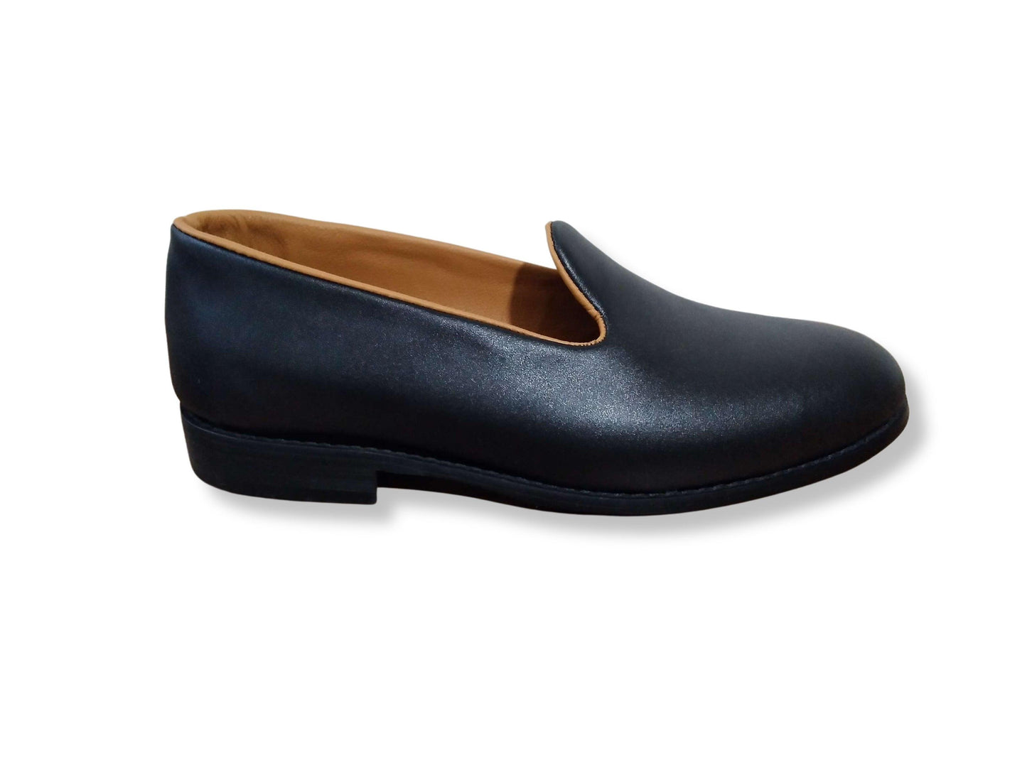 Loafer PU Leather Shoes Black - Rambler Shoes FZE