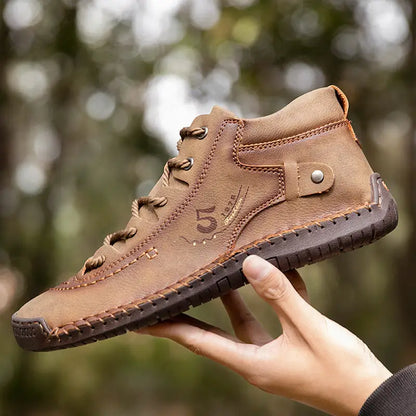 Men’s Foreign Trade Business Men’s Shoes Hand-Sewn - Leather Shoes for men
