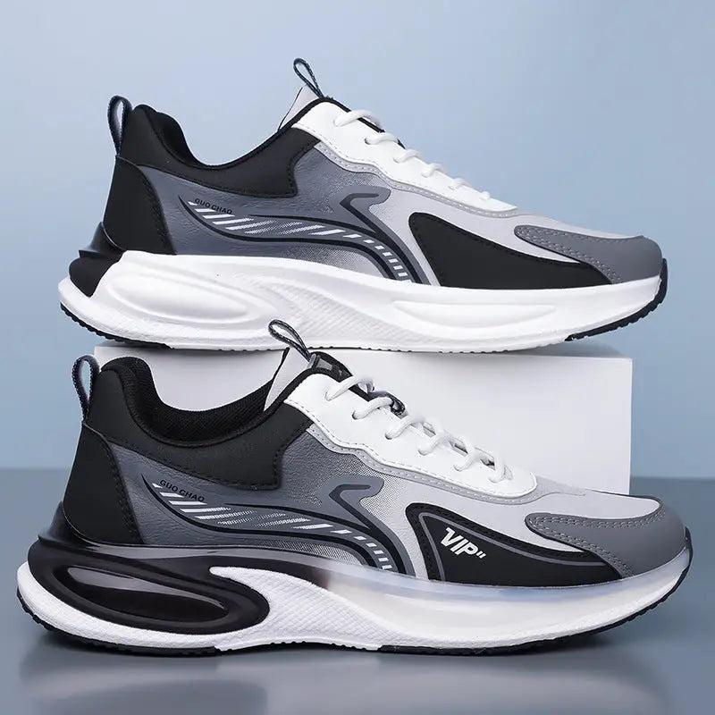 Casual Youth Running Sneaker Platform Lightweight - Leather Shoes for men