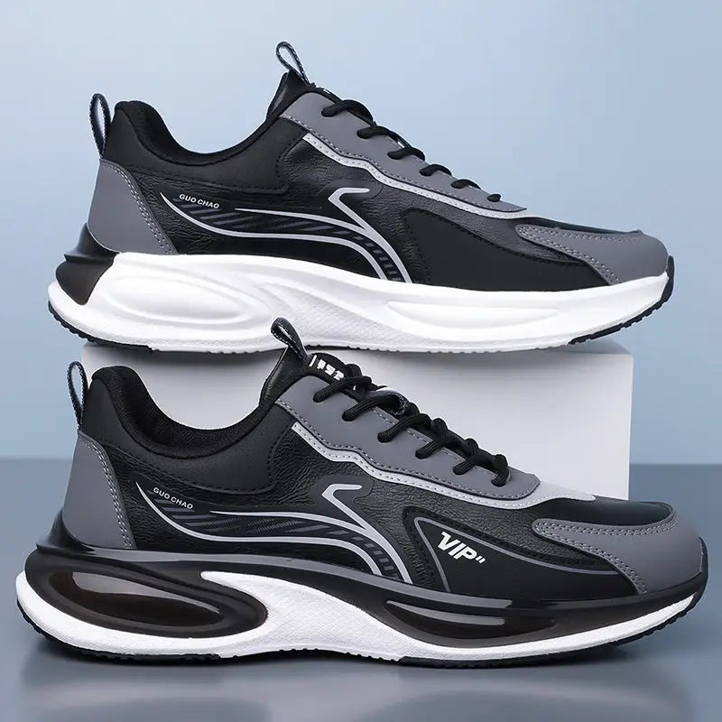 Casual Youth Running Sneaker Platform Lightweight - Leather Shoes for men