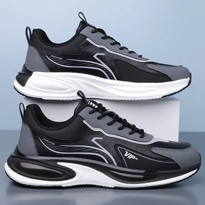 Casual Youth Running Sneaker Platform Lightweight - Leather Shoes for men