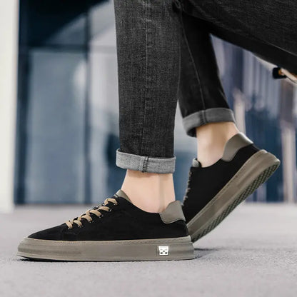 Umbrella Cloth Breathable Sports Board Retro Leisure Cloth Shoes_sneaker - Leather Shoes for men