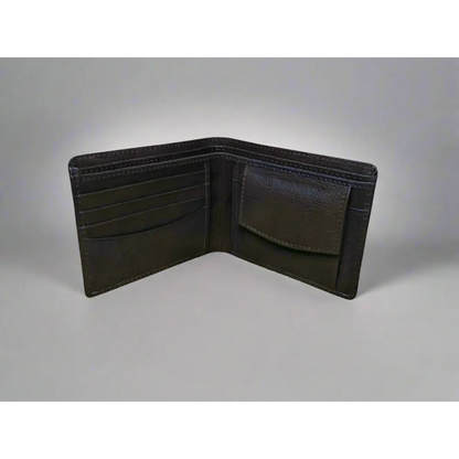 Wallet: Black Leather Wallet