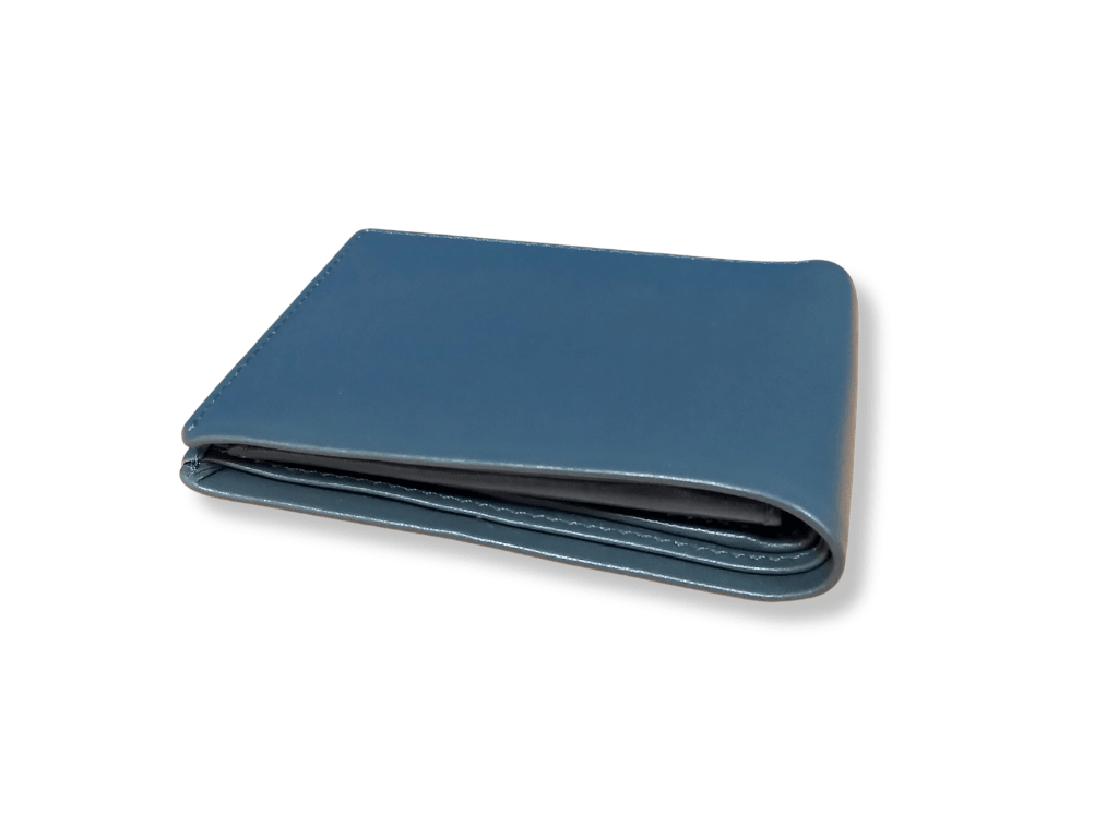 Wallet : Grey Leather Wallet - Rambler Shoes FZE